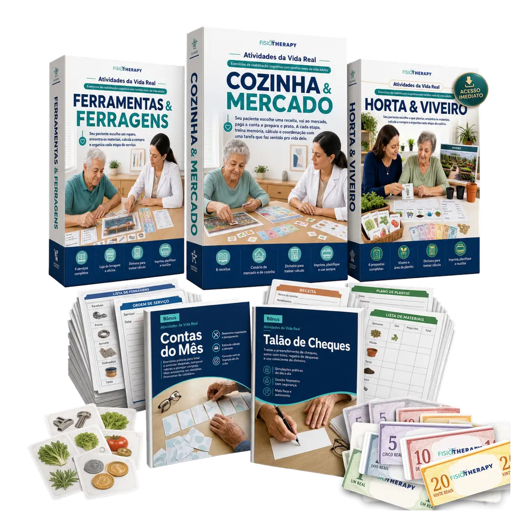 Plano Completo — as três caixas Cozinha & Mercado, Ferramentas & Ferragens e Horta & Viveiro com bônus, fichas e cédulas